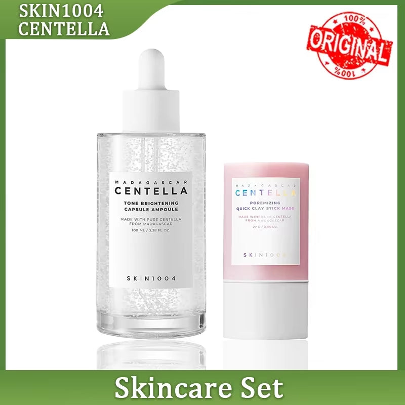 Centella Asiatica Toner Cleanser Facial Serum Cleansing Oil & Moisturizer Skincare Set Original Products