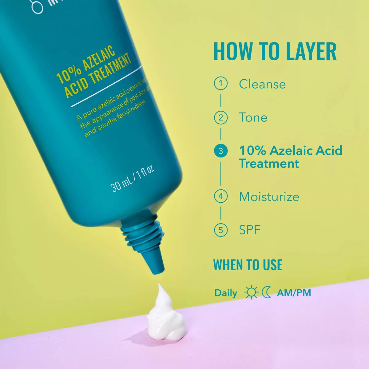Good Molecules 10% Azelaic Acid Face Treatment - 30Ml: Skin Tone Improvement, Unscented, Liquid Form