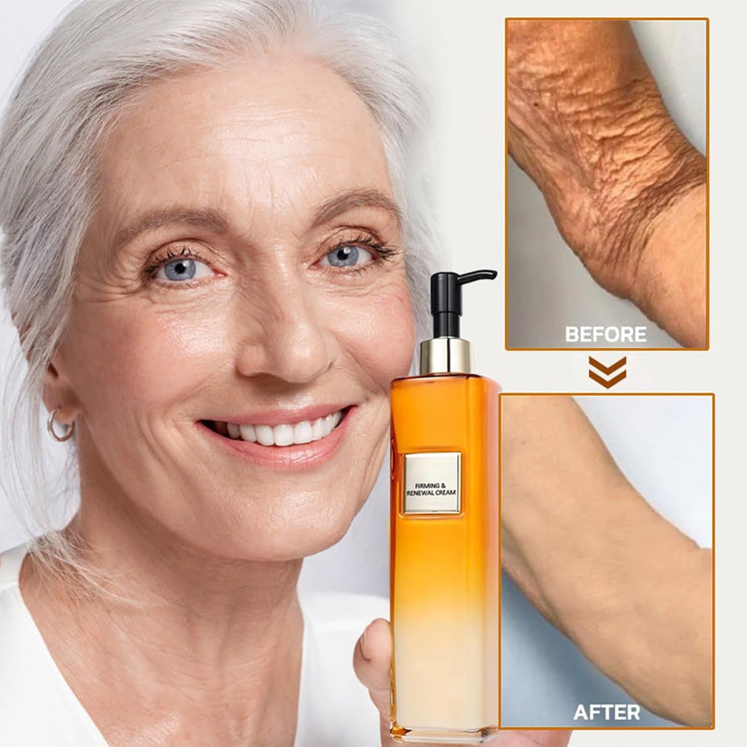 Firming & Renewal Cream, Cream Restore Skin Elasticity, Firming Cream, Restore Skin Elasticity, Firming Lotion, Advanced Skin Firming Cream,Skin Firming Rejuvenation for All Skin Types (1Pcs)