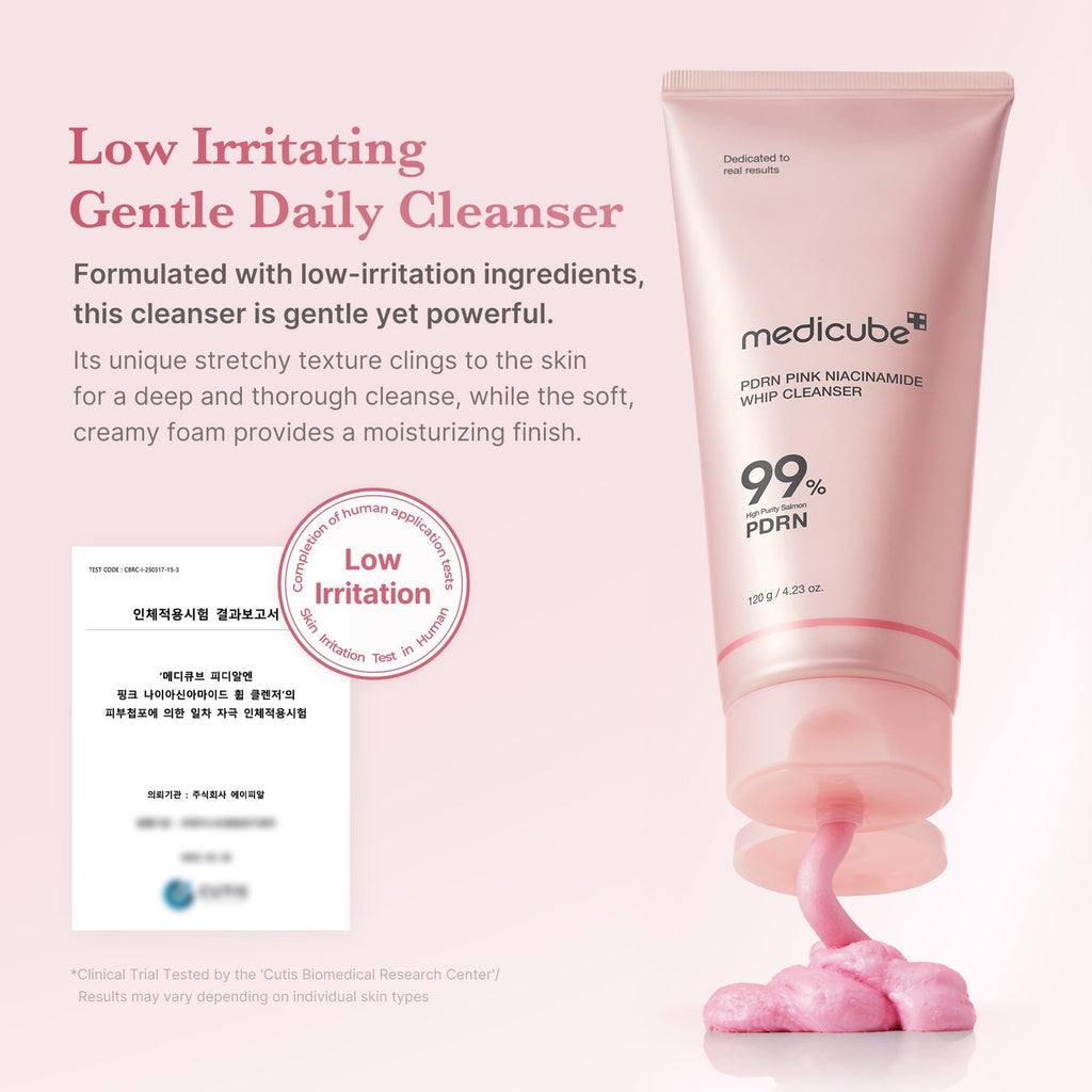 Medicube Facial Cleanser PDRN Marshmallow Whip Cleanser | Deep Cleansing Foam Fo