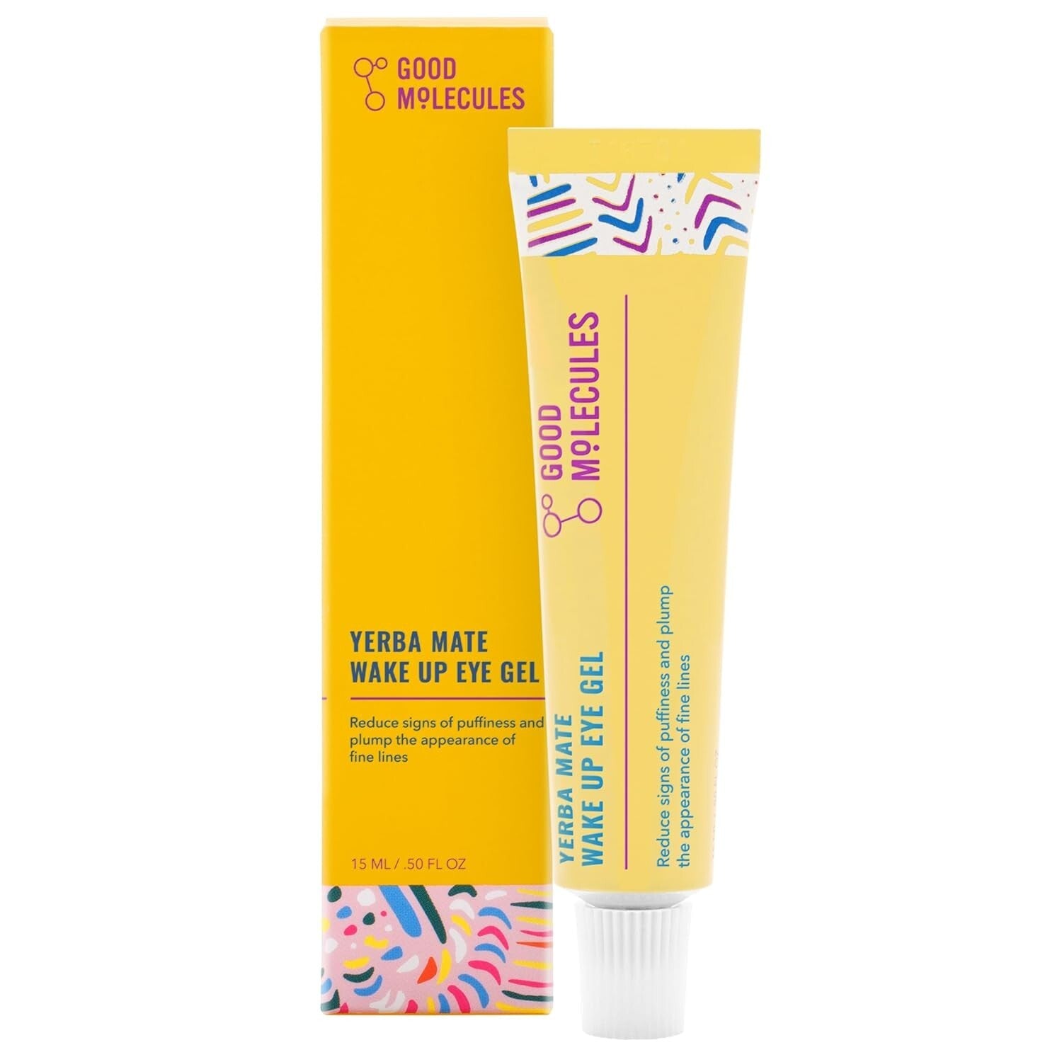 Good Molecules Yerba Mate Wake up Eye Gel 15Ml/.5Oz- Yerba Mate and Caffeine