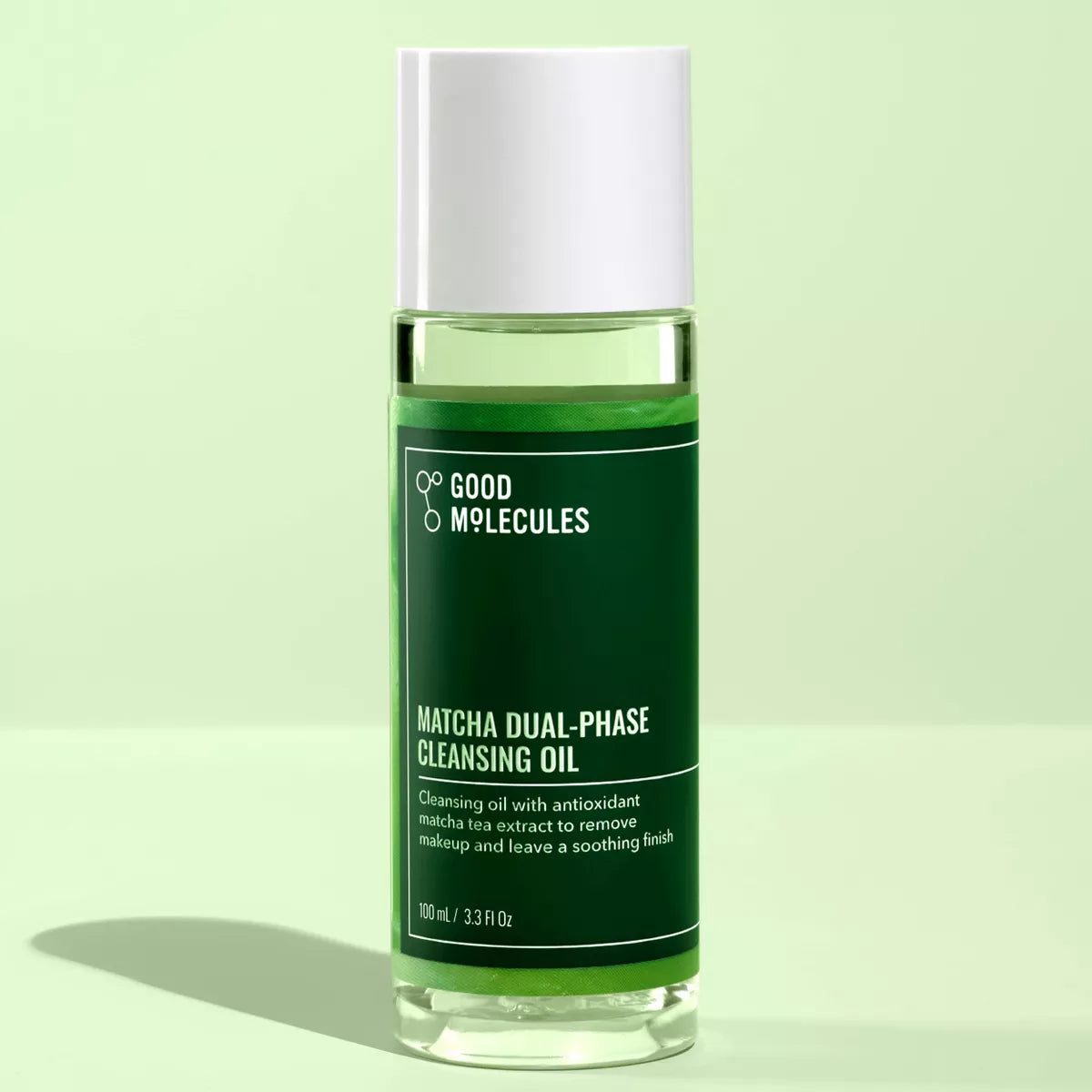 Good Molecules Matcha Dual-Phase Cleansing Oil - 100Ml: Vegan, for Normal, Combination, Sensitive Skin