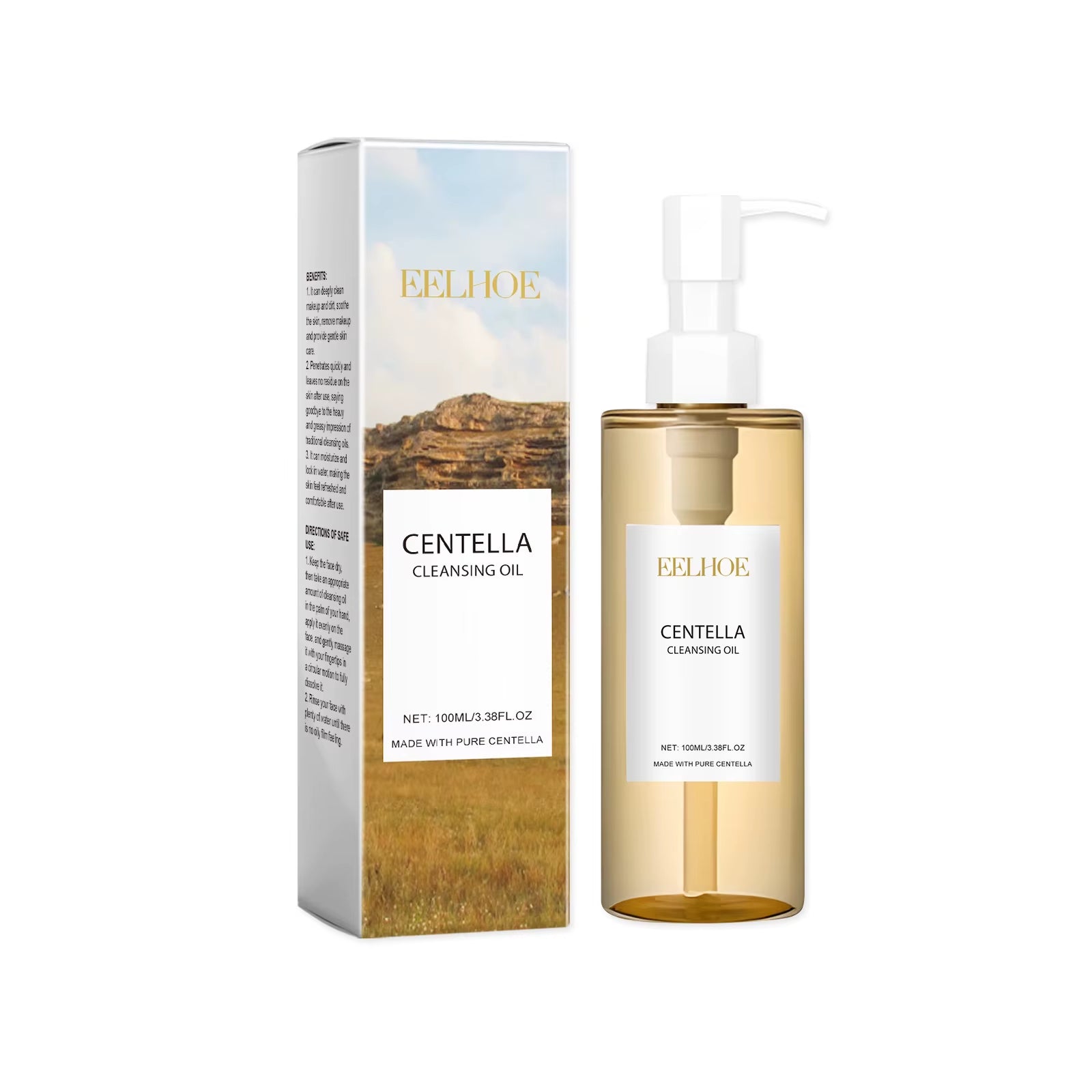 Centella Cleansing Oil Facial Makeup Remover Clean Nose Pores Rejuvenation Face Repair Skin Smooth Hydrating Face Centella Serum