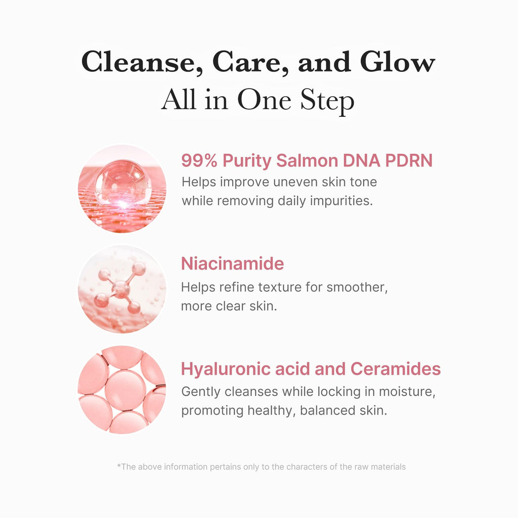 Medicube Facial Cleanser PDRN Marshmallow Whip Cleanser | Deep Cleansing Foam Fo