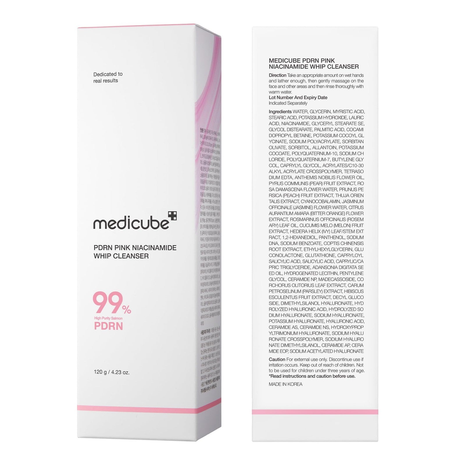 Medicube Facial Cleanser PDRN Marshmallow Whip Cleanser | Deep Cleansing Foam Fo