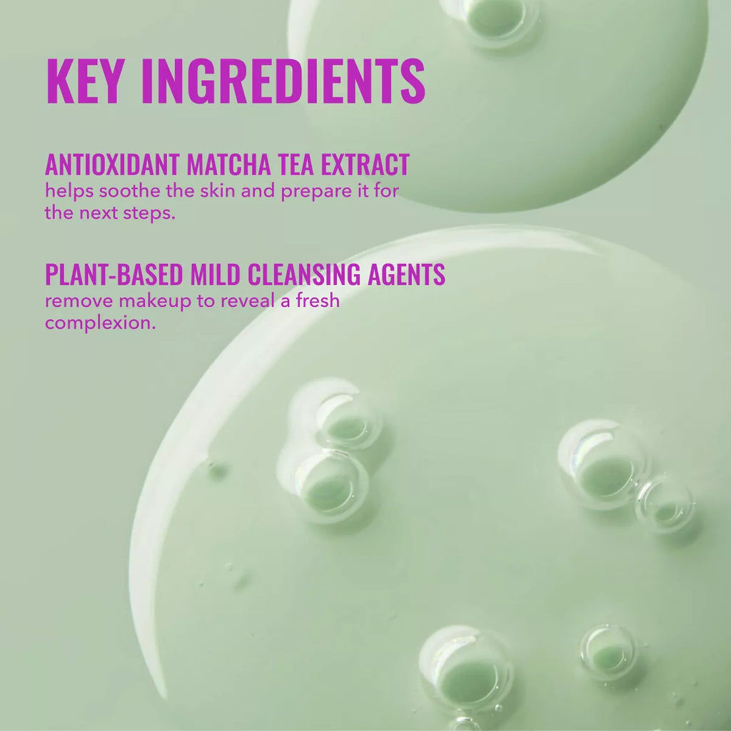 Good Molecules Matcha Dual-Phase Cleansing Oil - 100Ml: Vegan, for Normal, Combination, Sensitive Skin