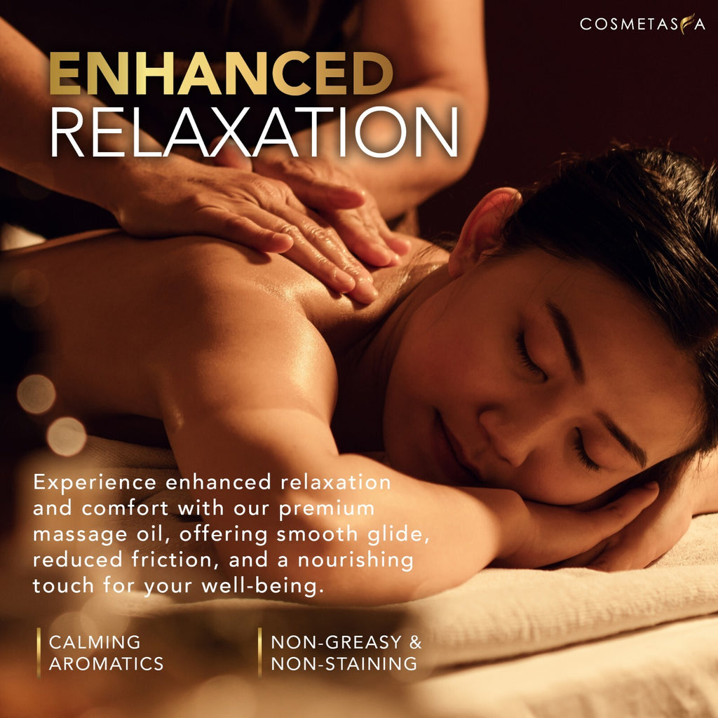 Lavender Relaxation Massage Oil 8.8 Oz by Cosmetasa Exp 8/24